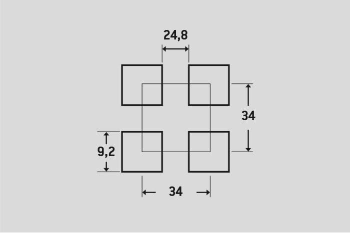 Děrovaný plech Qg 9,2-34, Ocel