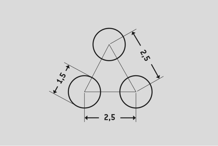 Děrovaný plech Rv 1,5-2,5, Ocel