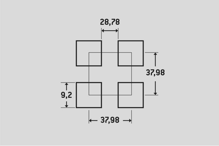 Děrovaný plech Qg 9,2-37,98, Ocel